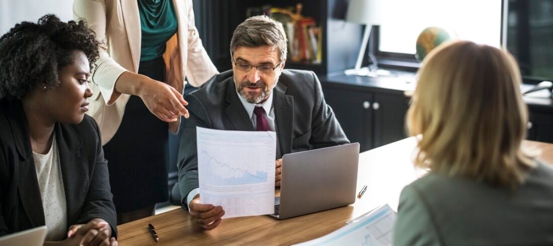 business people in a meeting